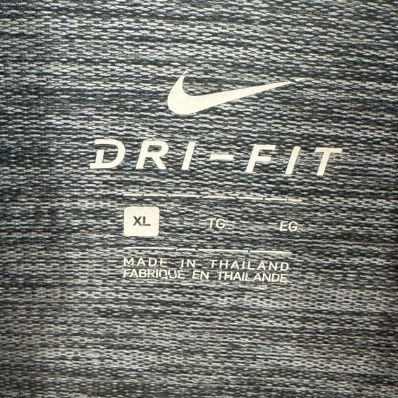 Nike Dri-Fit Navy Half-Zip Pullover Mens XL Lightweight Athletic Sweatshirt - Picture 6 of 6